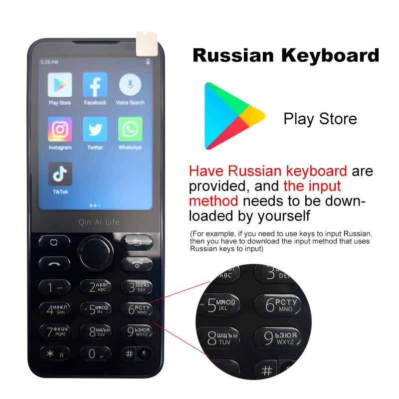 New  F21 Pro Smart Touch Screen Phone Wifi +2.8 Inch 3GB + 32GB / 4GB 64GB Bluetooth 5.0 480*640 Global Verison Phone