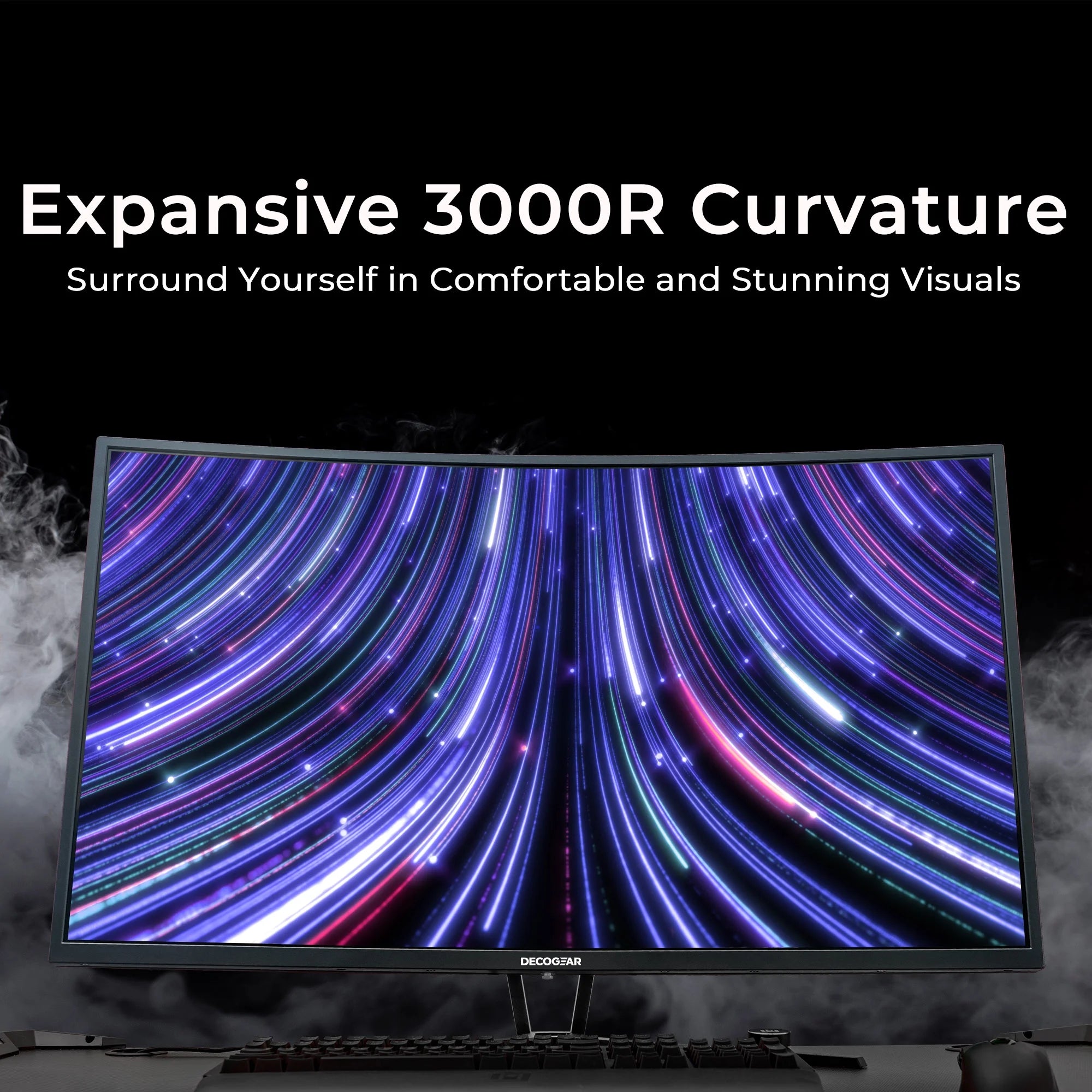 39" Curved Widescreen Gaming Monitor, 2560X1440 1Ms MPRT 165 Hz, 16:9 HDR400 4000:1, HDMI, Displayport, Limited Black Edition