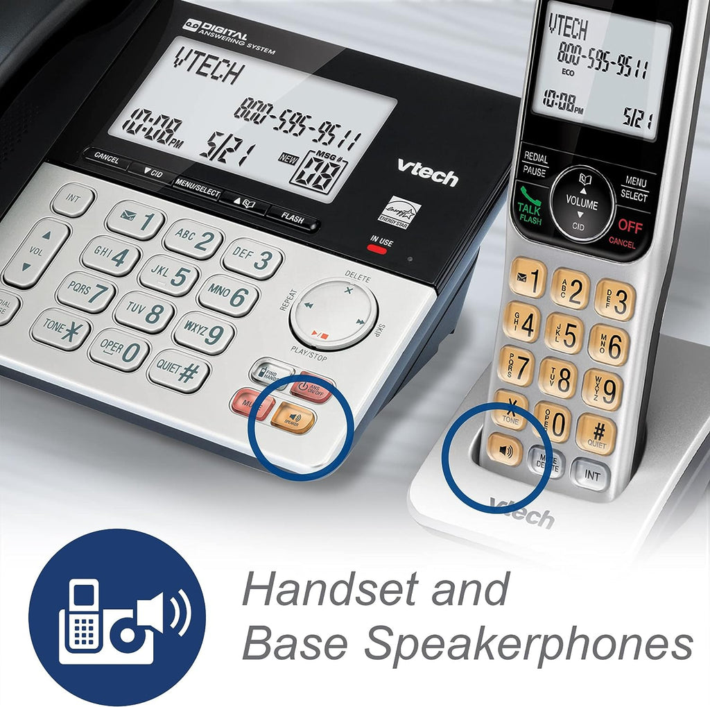 Set Juego De Telefono Para Casa Oficina Inalambrico Alambrico Set Localizador