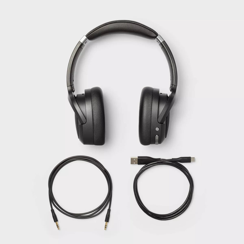 Active Noise Cancelling Bluetooth Over-Ear Headphones by Heyday
