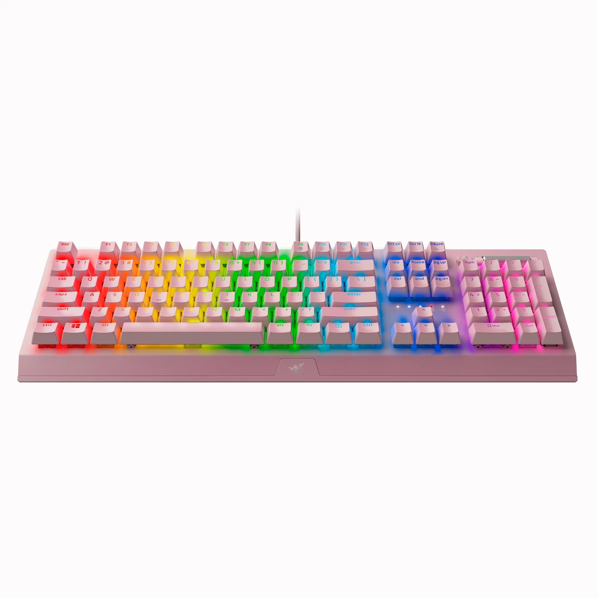Blackwidow V3 Wired Mechanical Gaming Keyboard for PC, Chroma RGB, Wrist Rest, Quartz