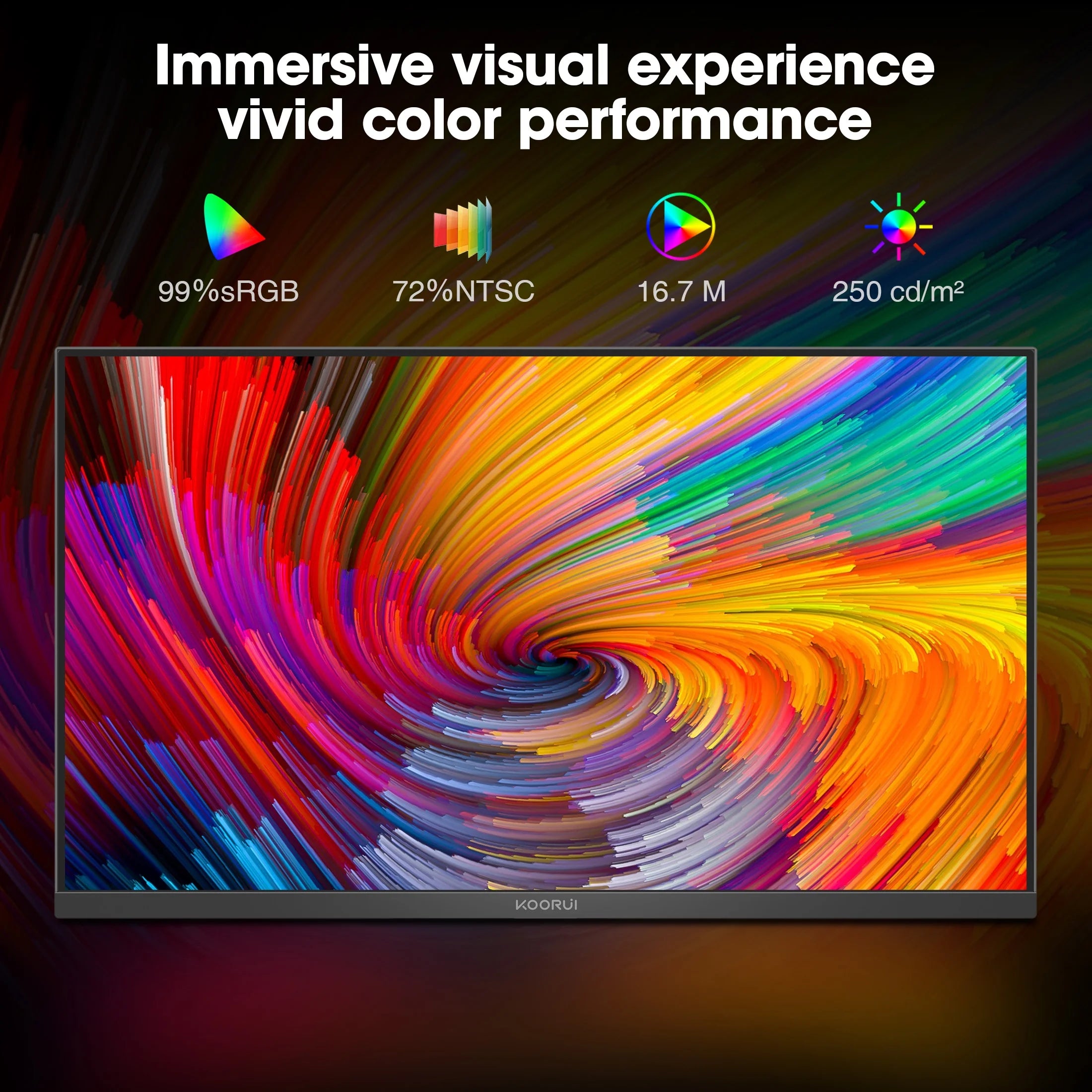 22" FHD 120 Hz Computer Monitor, 1080P PC Monitor with Adaptive-Sync, New