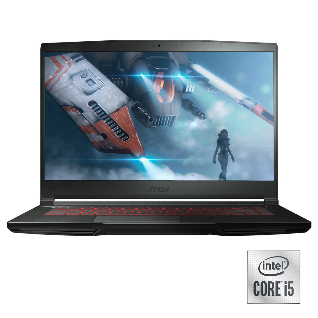 GF63 Thin 15.6" Gaming Laptop - Intel Core i5-11400H, NVIDIA GeForce GTX 1650, 12GB RAM, 256GB NVMe SSD, Windows 11 Home with Mazepoly Accessories