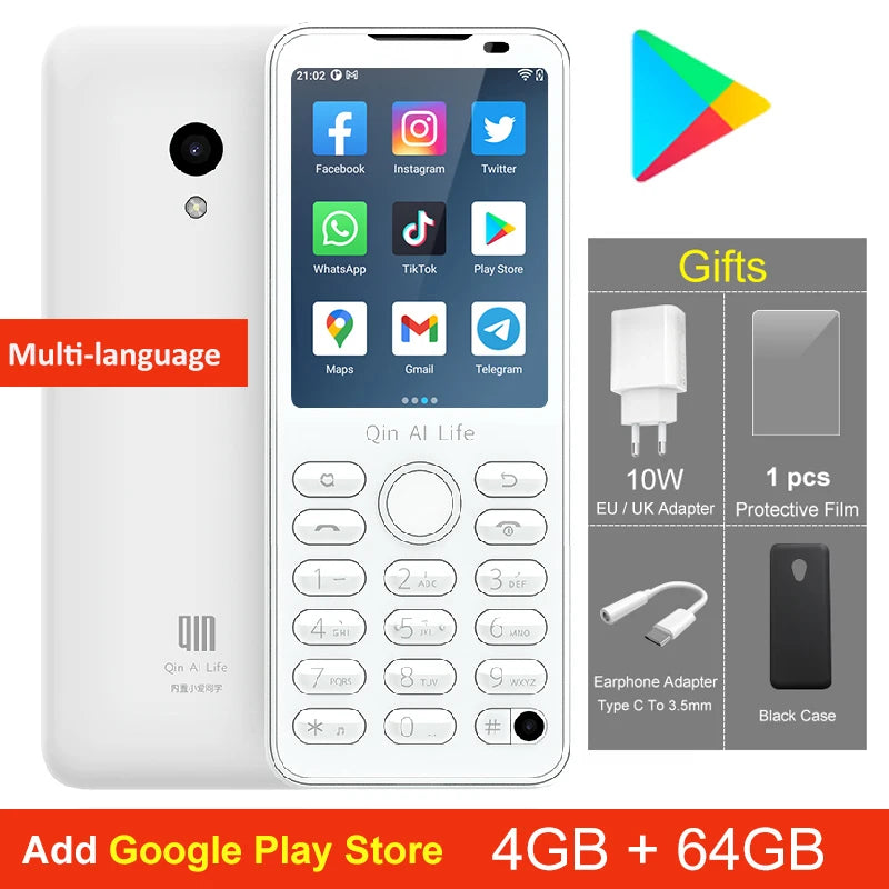 New  F21 Pro Smart Touch Screen Phone Wifi +2.8 Inch 3GB + 32GB / 4GB 64GB Bluetooth 5.0 480*640 Global Verison Phone