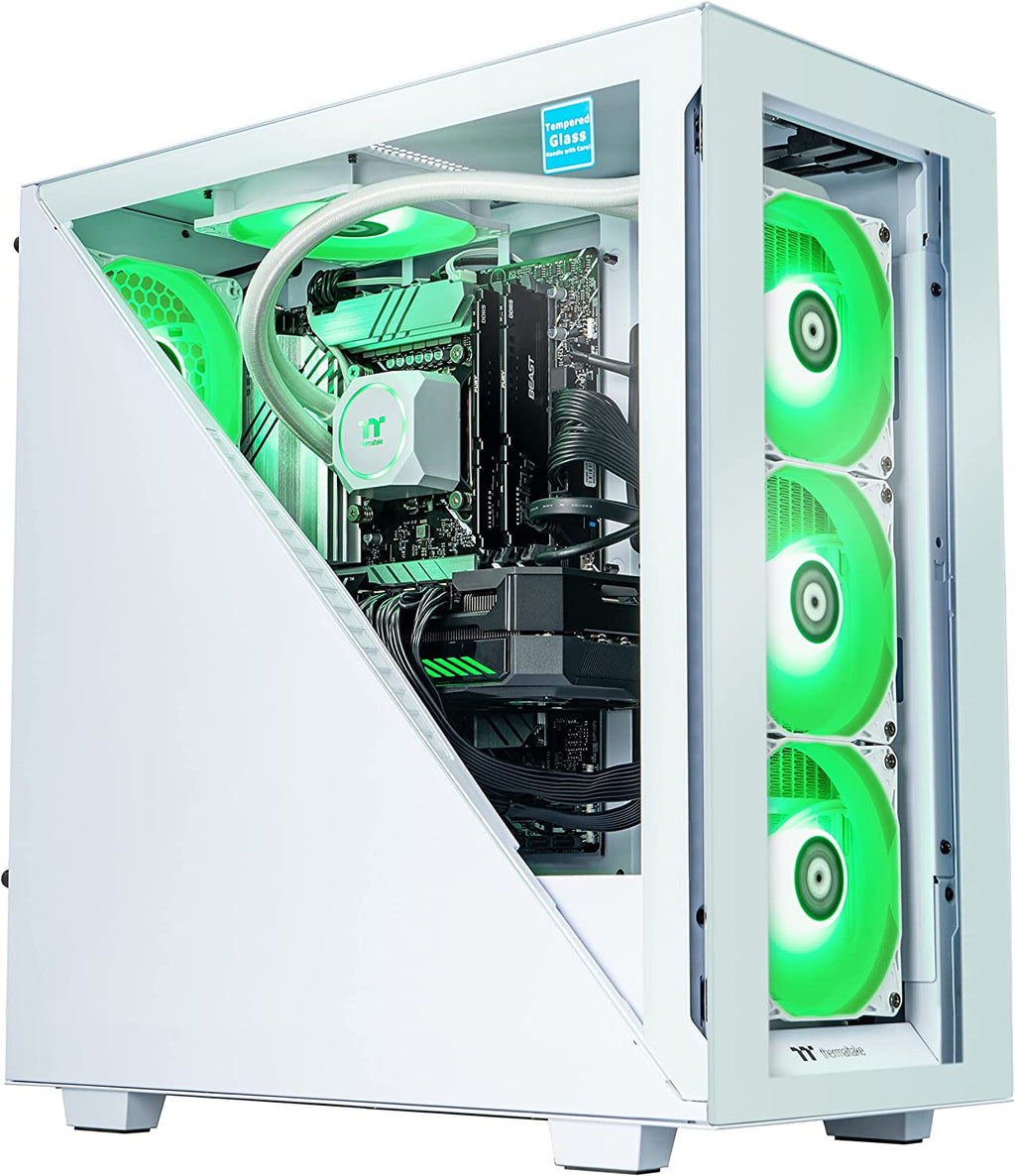 LCGS Avalanche I380 AIO Liquid Cooled CPU Gaming Desktop (Intel® Core™ I9-12900Kf, 32GB DDR5 5200Mhz, NVIDIA® Geforce RTX™ 3080, 1TB Nvme M.2, Wifi, Win10 Home) D3AV-Z690-380-LCS