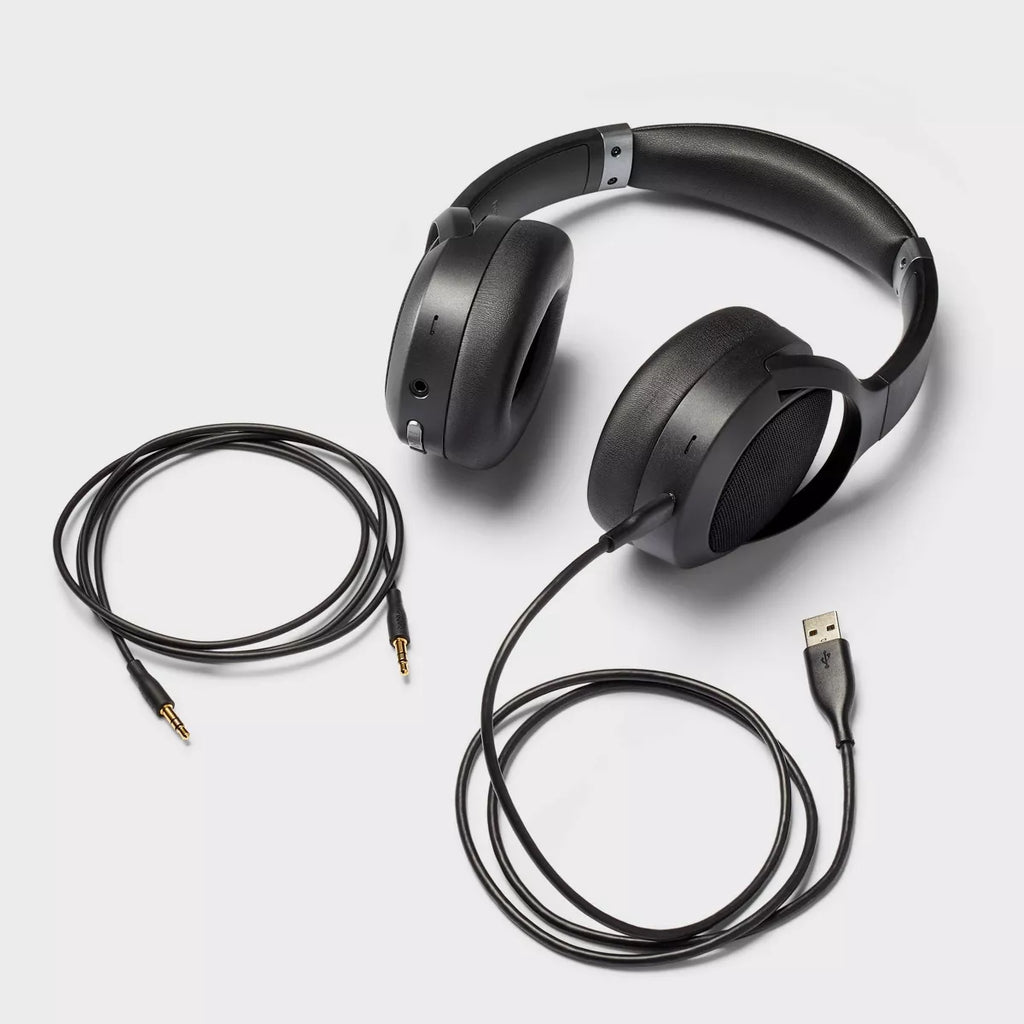 Active Noise Cancelling Bluetooth Over-Ear Headphones by Heyday