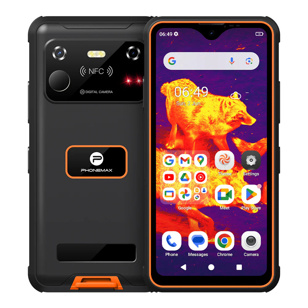 2025 Latest Technology- R4 GT: the World'S Smallest Thermal Imaging Night Vision Rugged Phone