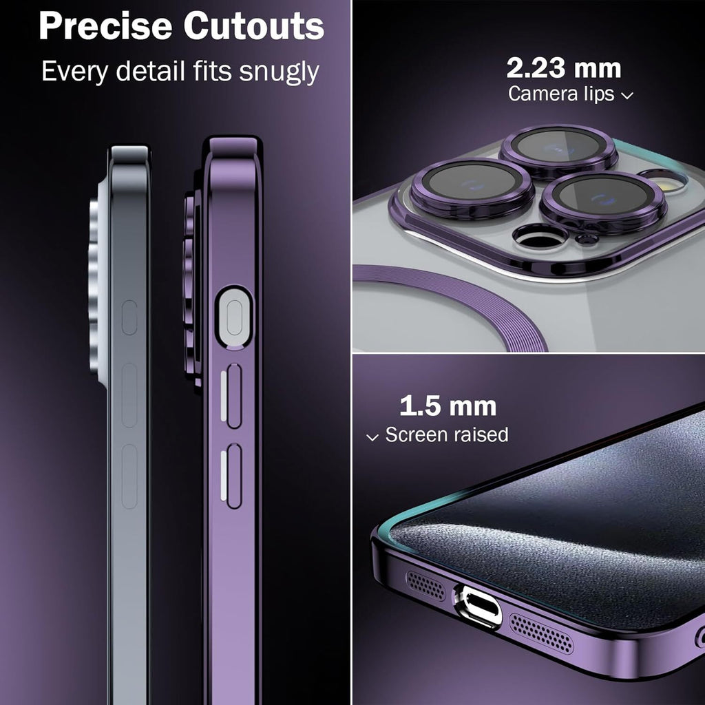 For Iphone 17 16 15 14 Pro Max 13 12 11 plus Air Mag Safe Case Camera Lens Cover