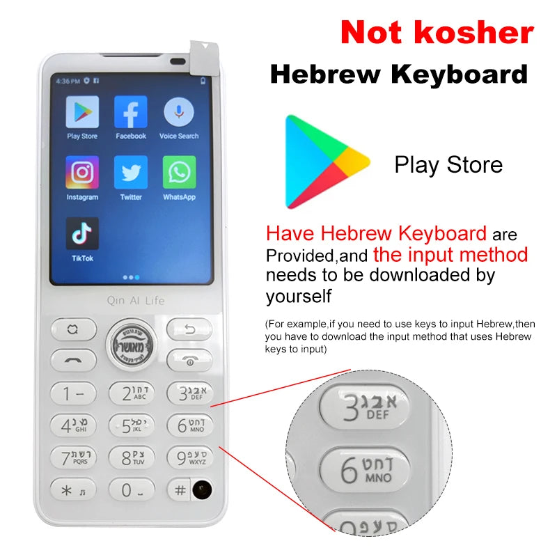 New  F21 Pro Smart Touch Screen Phone Wifi +2.8 Inch 3GB + 32GB / 4GB 64GB Bluetooth 5.0 480*640 Global Verison Phone