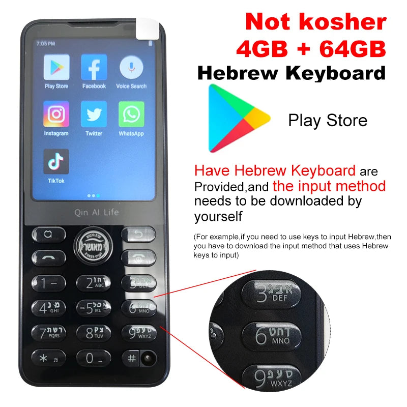 New  F21 Pro Smart Touch Screen Phone Wifi +2.8 Inch 3GB + 32GB / 4GB 64GB Bluetooth 5.0 480*640 Global Verison Phone