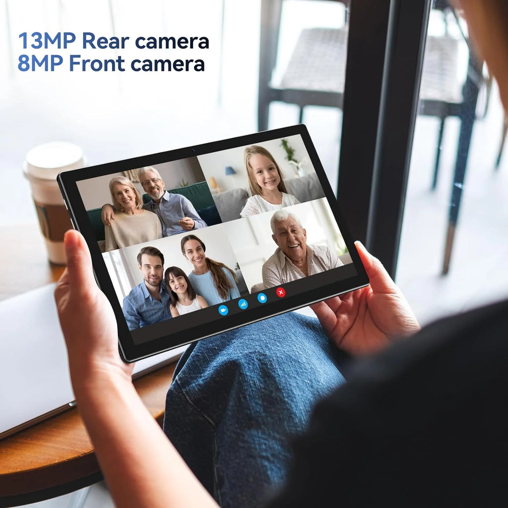 Tablet Android 14 Tablet,128Gb ROM+24GB RAM (8+16Virtual)+1Tb TF Expand,10 Inch Android Tablet with Keyboard,5G Wifi Tablet,Octa-Core Processor,13Mp+8Mp Camera,Bluetooth,Gps,Fhd Display,2 in 1 Tablet