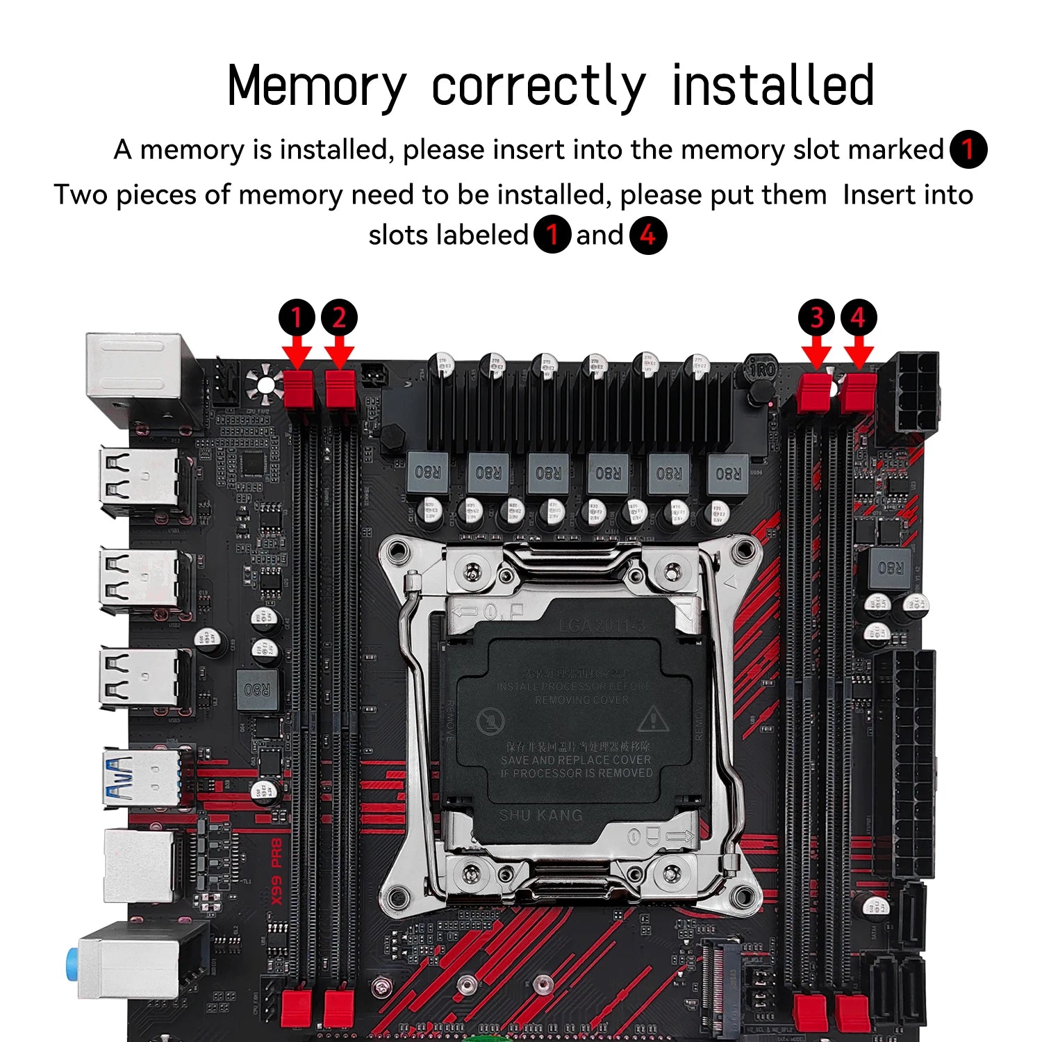 X79 S7 Motherboard Combo Optional LGA 2011 Intel Xeon E5 2650 V2 CPU or DDR3 1*16GB RAM Kit Set Support NVME M.2 Slot