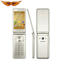 Original Samsung Galaxy Folder G1600(2016) 3.8 Inch Quad Core 2GB RAM 16GB ROM Dual SIM 1.4Ghz LTE Flip Unlocked Mobile Phone
