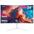 24" 165Hz/180Hz Curved Gaming Monitor,Fhd 1080P Computer Monitor,Freesync,120% Srgb,Low Motion Blur-Black