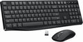 Wireless Keyboard and Mouse Combo, 104 Full-Size Adjustable Keyboard with Battery Indicator, Compact Computer Keyboard, Silent Mouse, 3 DPI, Easy to Use, for Windows, Chrome, Laptop, Computer