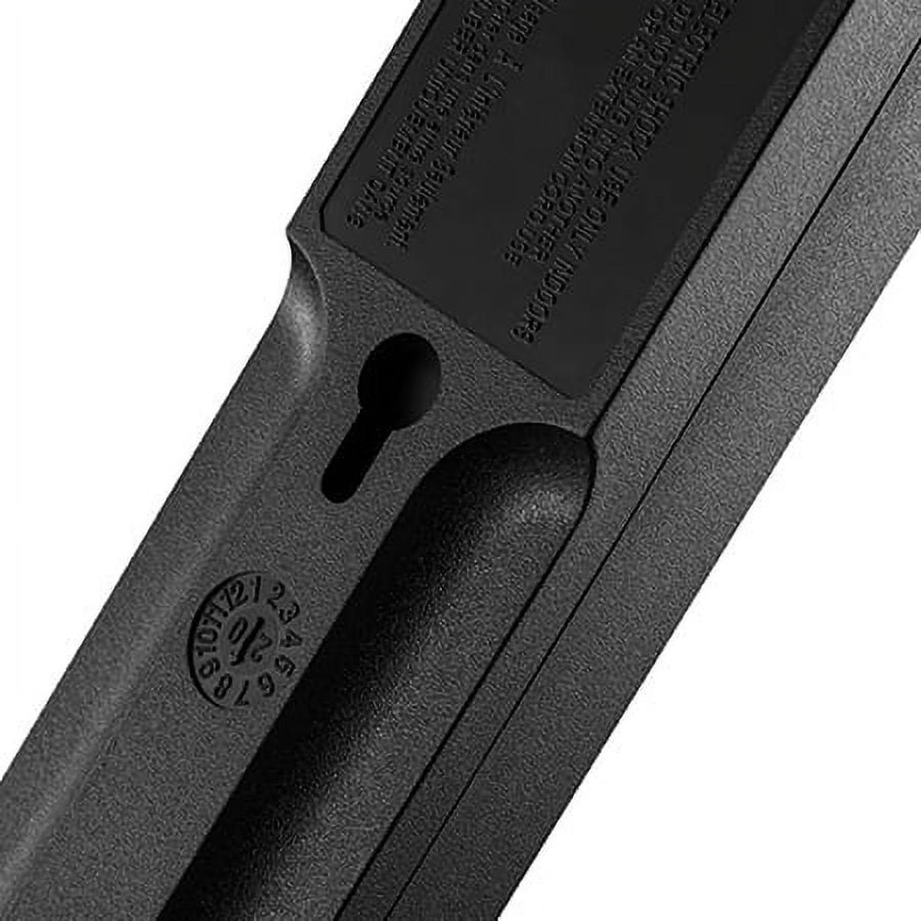 6-Outlet Indoor Power Strip with 8 Ft Extension Cord, ETL Certified, Black