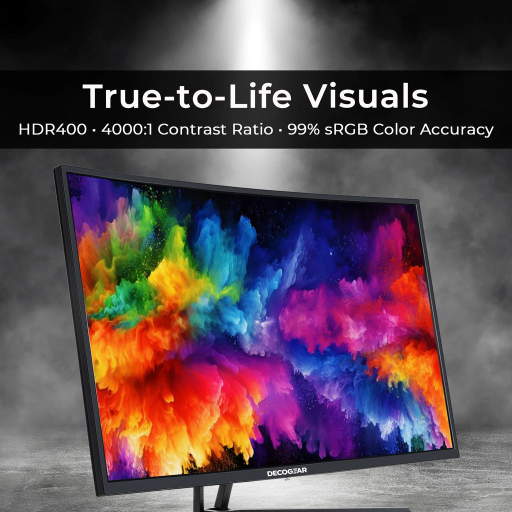 39" Curved Widescreen Gaming Monitor, 2560X1440 1Ms MPRT 165 Hz, 16:9 HDR400 4000:1, HDMI, Displayport, Limited Black Edition