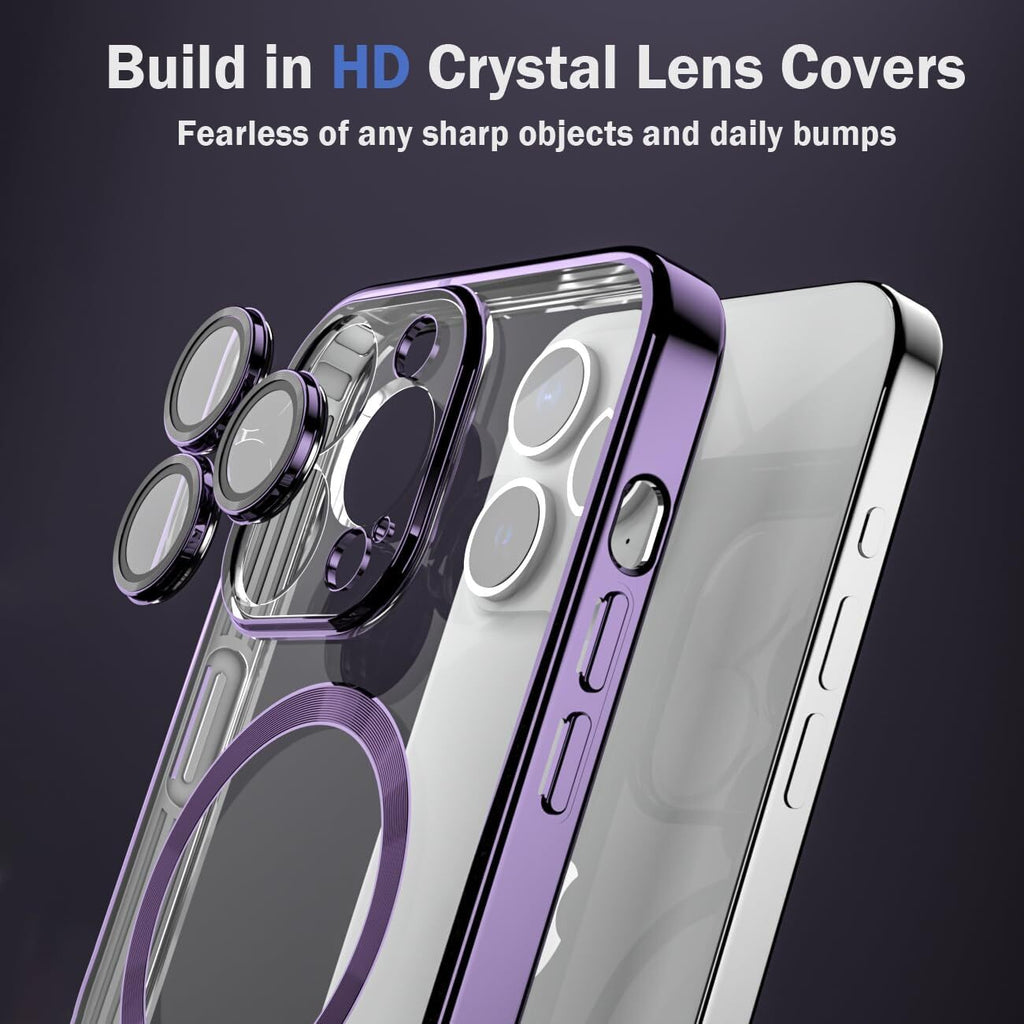 For Iphone 17 16 15 14 Pro Max 13 12 11 plus Air Mag Safe Case Camera Lens Cover