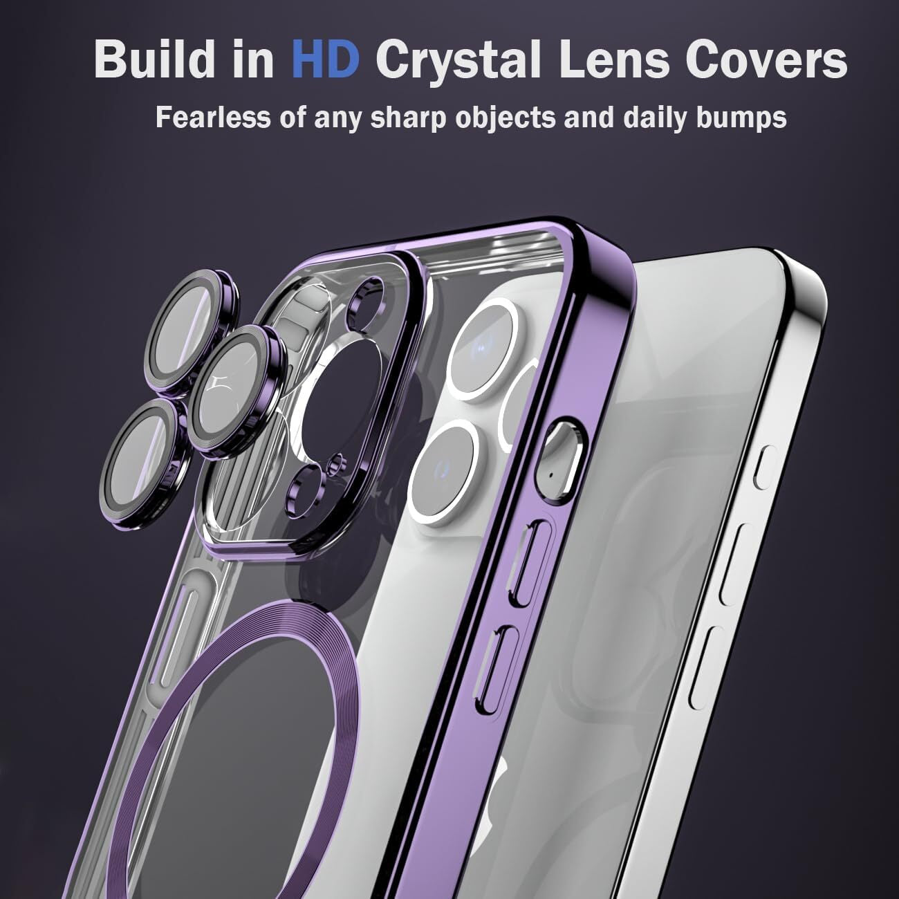 For Iphone 17 16 15 14 Pro Max 13 12 11 plus Air Mag Safe Case Camera Lens Cover