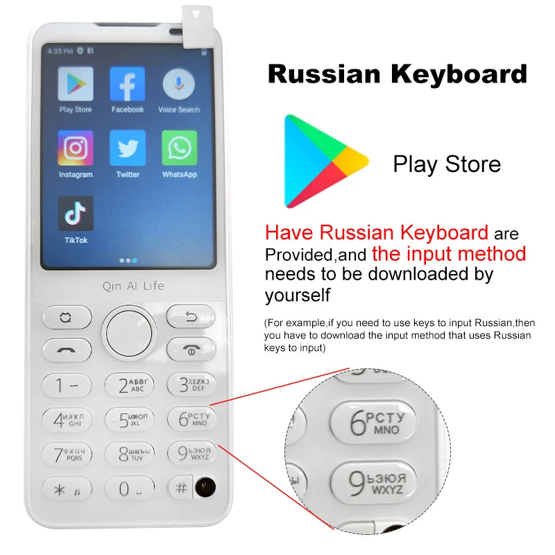 New  F21 Pro Smart Touch Screen Phone Wifi +2.8 Inch 3GB + 32GB / 4GB 64GB Bluetooth 5.0 480*640 Global Verison Phone