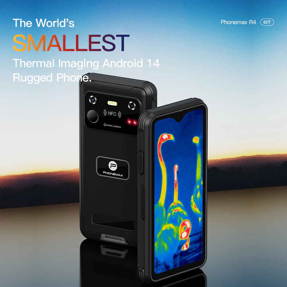 2025 Latest Technology- R4 GT: the World'S Smallest Thermal Imaging Night Vision Rugged Phone