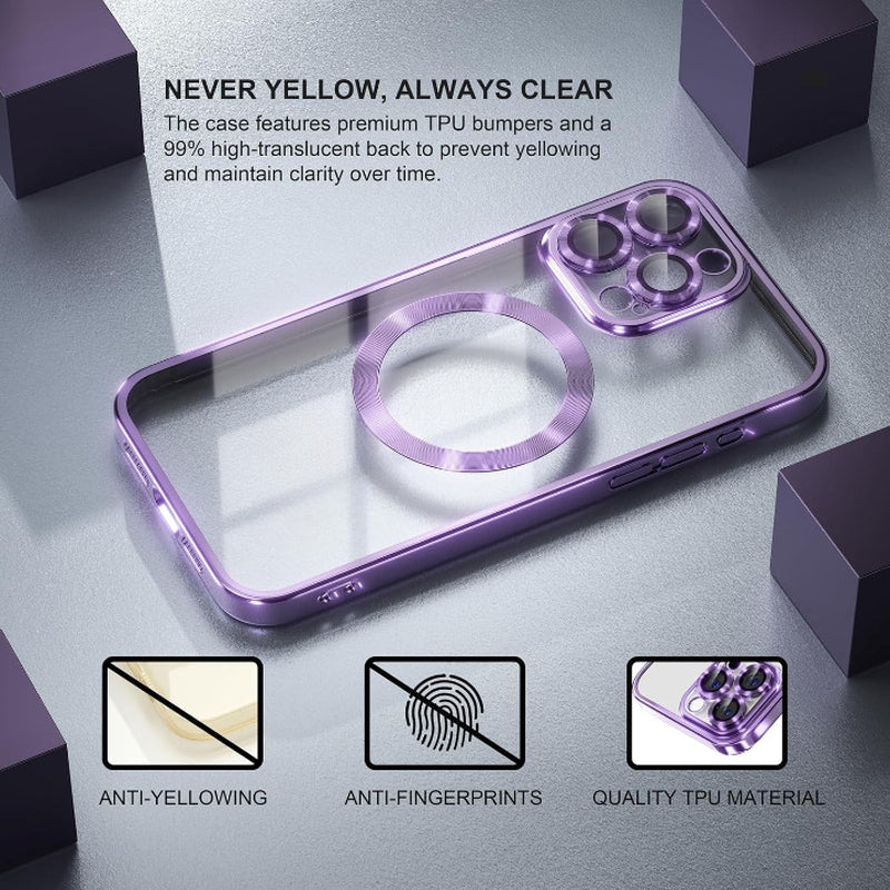 For Iphone 17 16 15 14 Pro Max 13 12 11 plus Air Mag Safe Case Camera Lens Cover